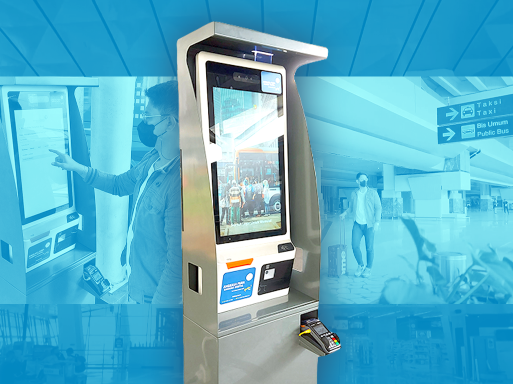 Dengan YokkeBiz Kiosk BMS (Bus Management System), Pemesanan Tiket Bis di Bandara Soetta Menjadi Lebih Mudah