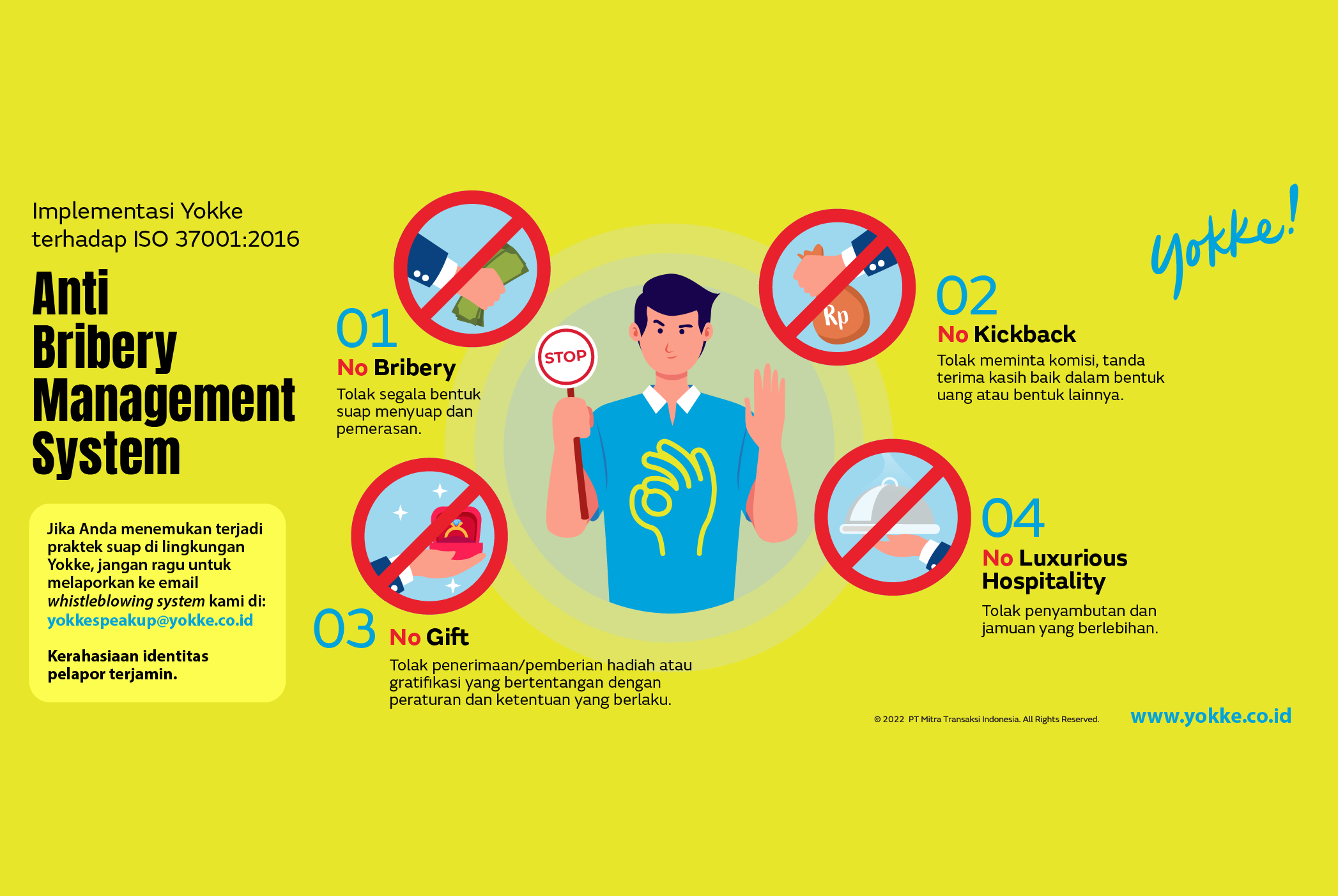 Penerapan ISO 37001: Anti Penyuapan di Lingkungan Yokke