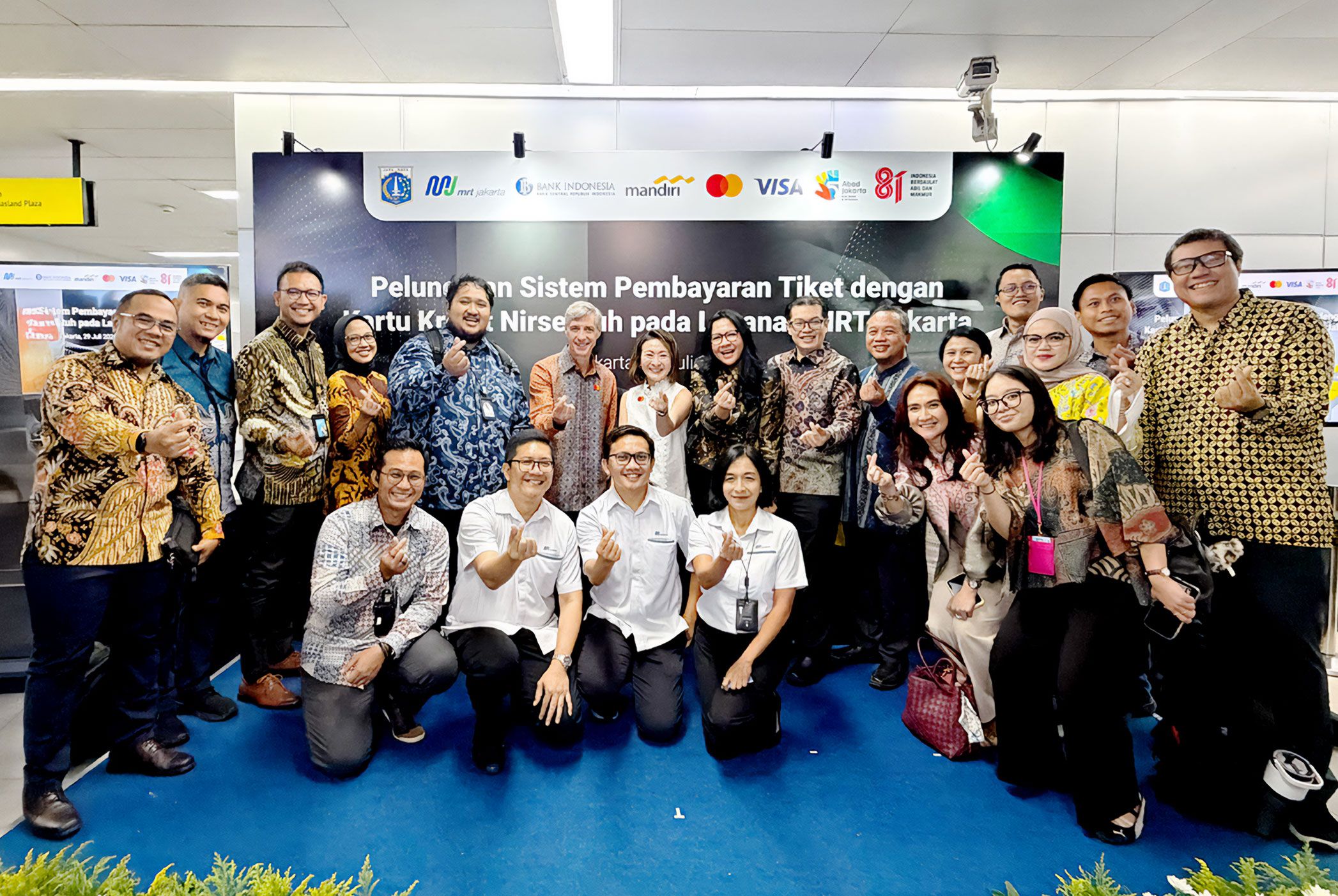 Bank Mandiri dan MTI Mendukung Penuh Jakarta Sebagai Kota Global Melalui Transaksi Contactless di MRT Jakarta