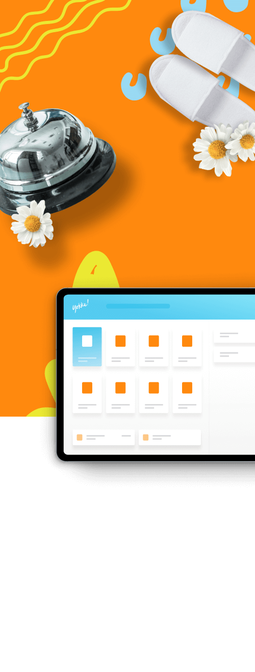 <h1><span class="orange">Exceptional stay starts with</span> Yokke</h1>